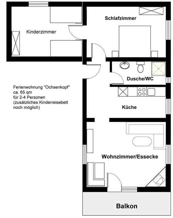 Haus Rosenbuehl Bed & Breakfast Warmensteinach Eksteriør bilde
